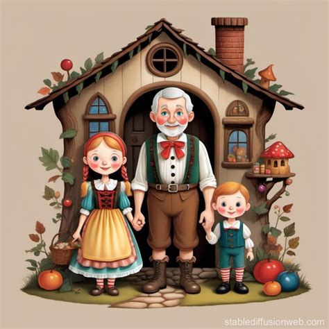 hansel and gretel characters comic printable Prompts | Stable Diffusion ...