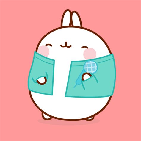 New trending GIF on Giphy | Molang, Cute gif, Dog animation