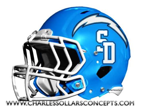 San Diego Chargers Powder Blue Helmet Concepts | Helmet concept ...