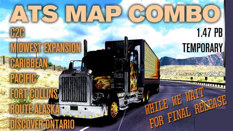 Temporary ATS 1.47 Beta Map Combo – March 26 2023 – Trucksim Top