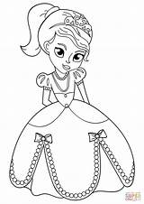 Cute Princess coloring page  Free Printable Coloring Pages sketch template