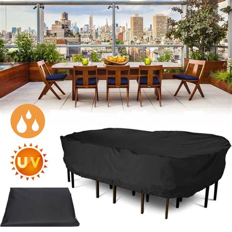 Garden Patio Furniture Winter Cover Waterproof Large Rectangular Table ...