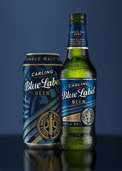 Carling Blue Label | Carling beer, Beer packaging design, Beer label