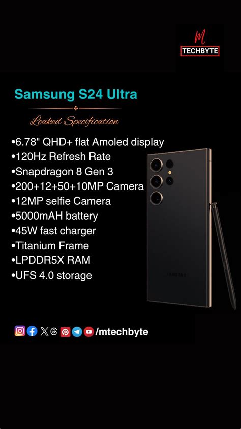 Samsung galaxy s24 ultra specification – Artofit