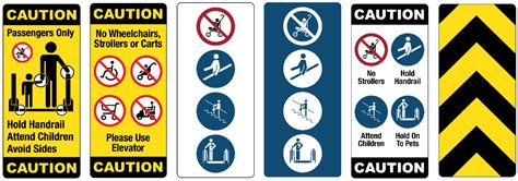 Escalator Safety Deck Guards and Caution Signage – KONE Spares USA