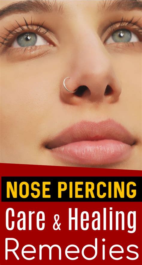 Nose Piercing Care - 5 Super-Effective Home Remedies in 2020 | Nose piercing care, Nose piercing ...