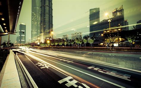 Long exposure photography, long exposure, road, light trails, cityscape ...