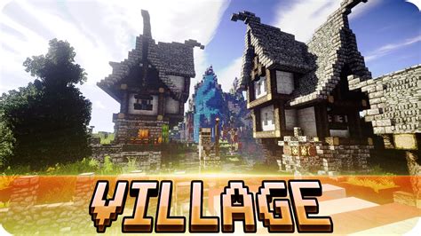 Files download: Minecraft medieval village map download