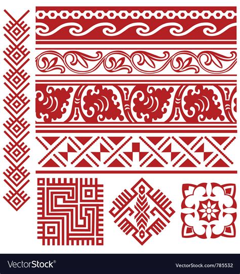 Tribal border Royalty Free Vector Image - VectorStock