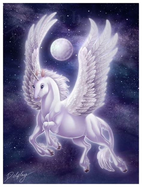 Winged Unicorn by DolphyDolphiana on deviantART | Unicorn pictures, Fantasy art illustrations ...