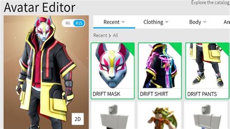 skin fortnite 2d MAKING DRIFT from FORTNITE a ROBLOX ACCOUNT YouTube | Roblox, Fortnite, Roblox ...