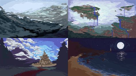 Pixel Landscape Concepts by BraddyApples on DeviantArt