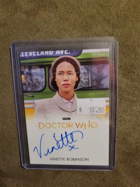 DOCTOR WHO 2022 Autograph card of Vinette Robinson as Rosa Parks $16.34 - PicClick AU