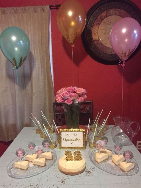 Golden Girls themed 'Golden' Birthday Party | 1000 in 2020 | Golden birthday parties, Girls ...