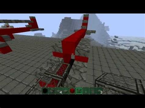 Minecraft helicopter tutorial - YouTube