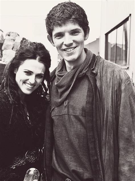 Colin Morgan and Katie McGrath Photo: Colin and Katie | Colin morgan, Katie mcgrath, Merlin fandom