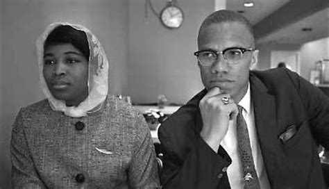 Malcolm X and his wife Betty Shabazz during an... - Eclectic Vibes