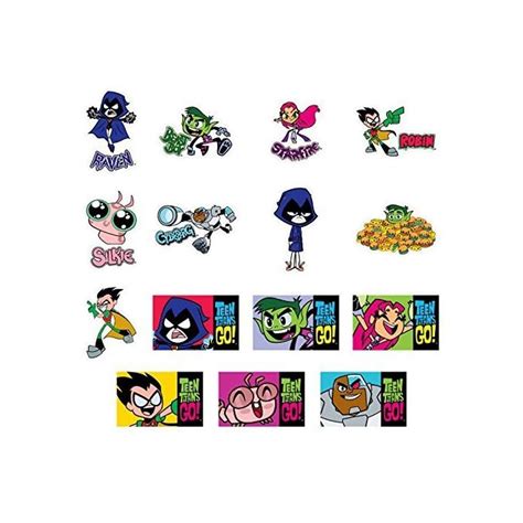 Buy Teen Titans Go! Stickers Set of 15 ( Raven and her demon form ...