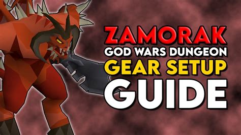 Zamorak God Wars Gear Guide for Teams - YouTube