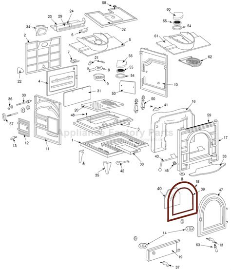 Vermont Castings DUTCHWEST 2462 Parts | Wood or Gas Stoves