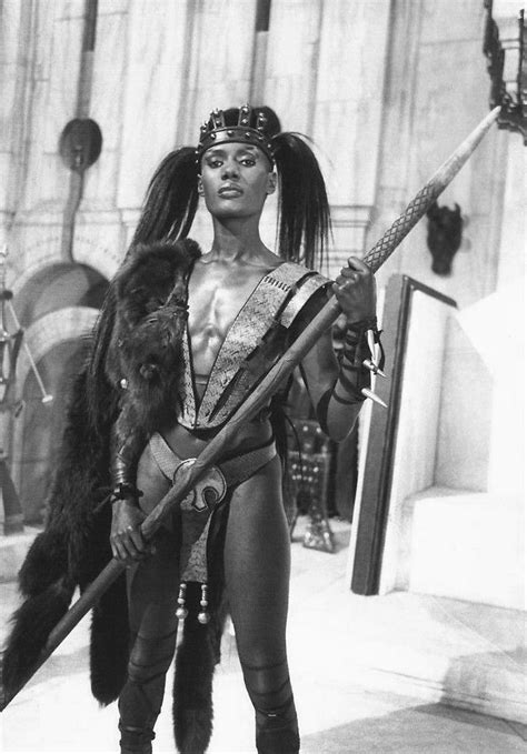 Grace Jones as Zula in CONAN THE DESTROYER – 1984 | Conan the destroyer, Grace jones, Conan