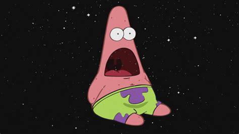 Surprised Patrick Animated GIF