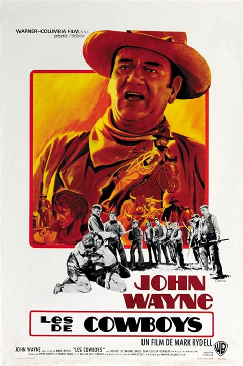 Los Cowboys 1972 Cartel de la película de John Wayne reimpresión 24x36 ...