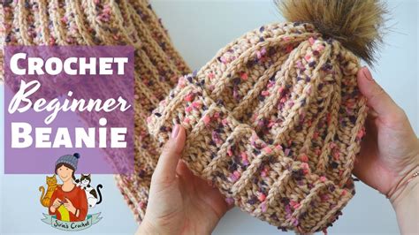 Crochet Easiest Hat For Beginners / Beanie Tutorial - YouTube