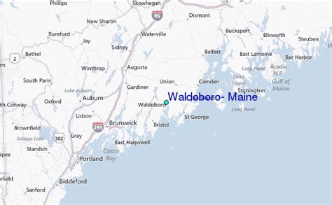 Waldoboro, Maine Tide Station Location Guide