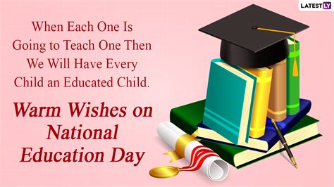 National Education Day 2020 Messages & HD Images: WhatsApp Stickers ...