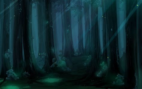 Anime Dark Forest Wallpapers on WallpaperDog