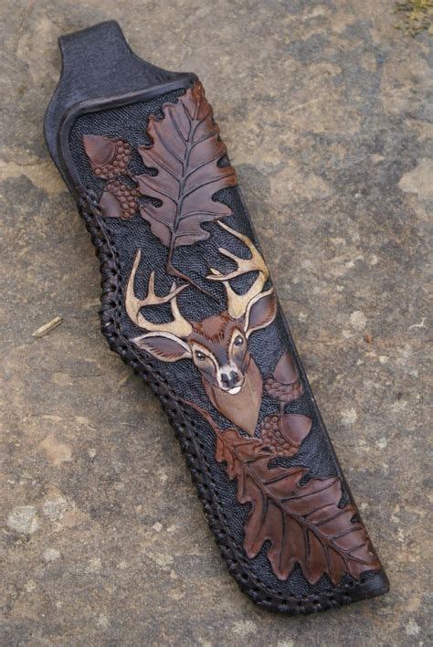 knife sheath patterns download | Knife sheath, Leather knife sheath pattern, Leather working