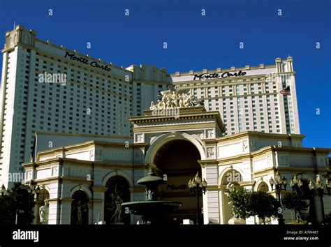 Monte Carlo Hotel Casino Las Vegas Nevada Stock Photo - Alamy