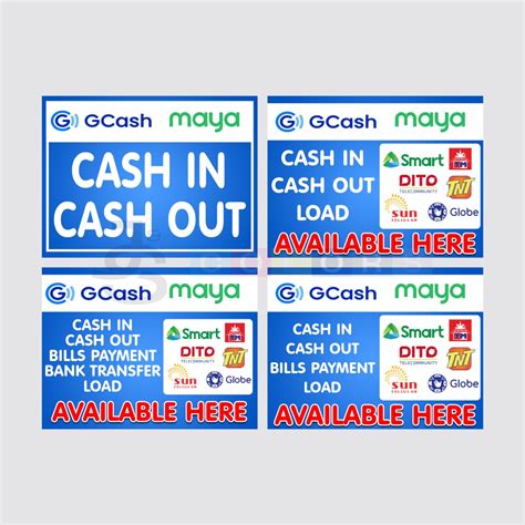 Gcash and Maya Business Tarpaulin | Shopee Philippines