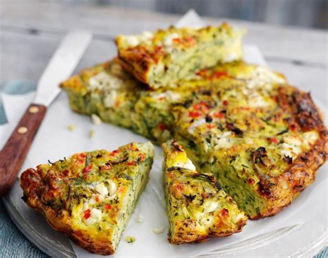 Slimming World quiche – Crustless red onion and courgette quiche | Slimming World