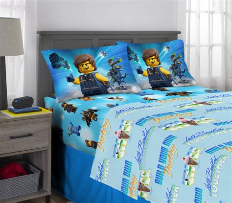 The LEGO Movie Sheet Set, Kids Bedding, 4-Piece Full Size - Walmart.com ...