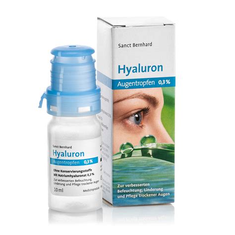 Hyaluron Eye Drops 0.3 % » Buy securely online now | Sanct Bernhard