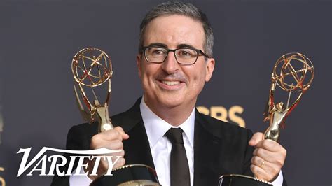 John Oliver Celebrates Double Emmy Wins for 'Last Week Tonight' - YouTube