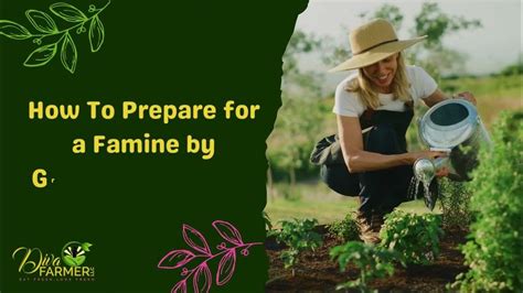 How To Prepare for a Famine by Growing Your Food Intro - YouTube