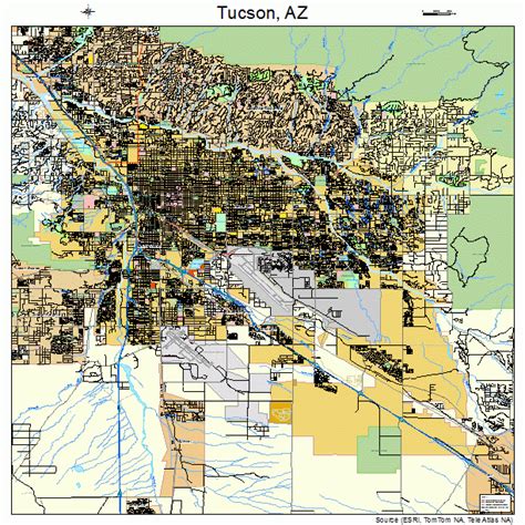 Tucson Arizona Street Map 0477000