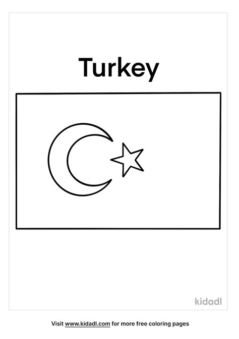 Turkey Flag | Kidadl