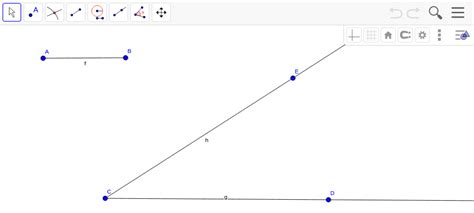 Parallel, Perpendicular, Line Bisector and Angle Bisector – GeoGebra