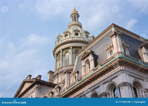 Baltimore City Hall stock photo. Image of tourism, city - 171465182