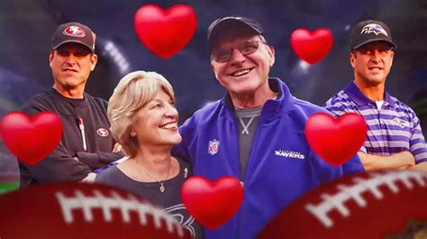 Jim Harbaugh's parents Jack and Jacqueline Harbaugh