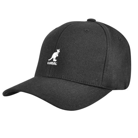 Kangol Wool Flexfit Baseball Black Cap | Da'Cave Store Singapore