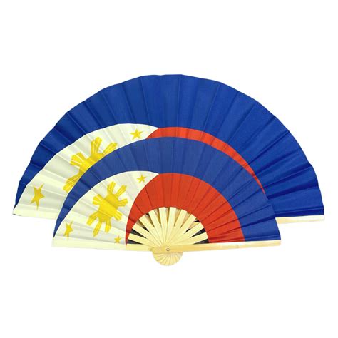 Satin Folding Fan (Abaniko) with Design by House of Habi PH | Roots Collective – Roots Collective PH