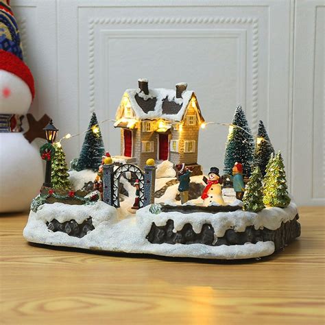 Christmas Light-up Music House Crafts