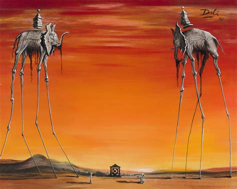 Salvador Dali Les Elephants