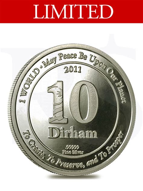 Shop 1 World 10 Dirham Silver Coin (29.75 gram): High-Quality with Live ...