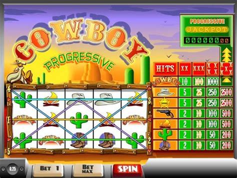 Cowboy Progressive Slot Machine: Free Western Themed Game